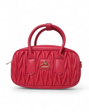 Mastrobag Bassotto Small Matelassè Red