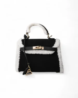 Mastrobag Kelly Mini Pelliccia Black