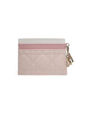Dior Portacarte Freesia Lady Tricolor Rosa