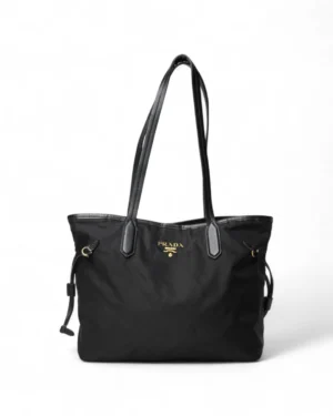 Prada Shopper Small Nylon Nera