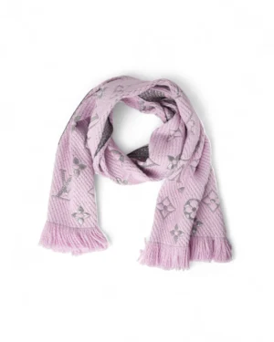 Louis Vuitton Sciarpa Monogram Lurex Rosa