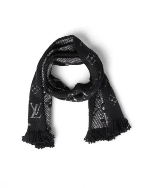 Louis Vuitton Sciarpa Monogram Lurex Nero