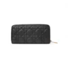 Dior Portafoglio Voyageur Lady Zip Cannage Nero