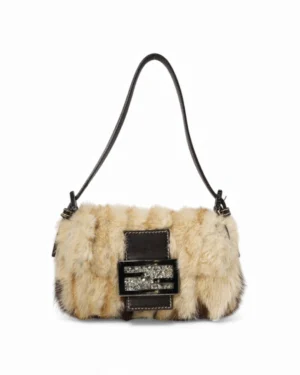 Fendi Baguette Mini Visone Beige