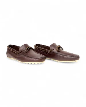 Loro Piana Mocassino Dot Sole Roadster Marrone