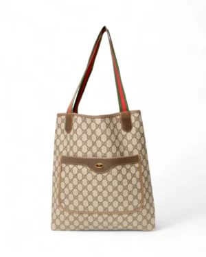 Gucci Shopper Vertical GG Supreme Marrone