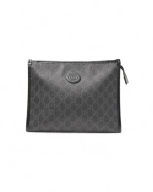 Gucci Pochette Medium GG Supreme  Nero
