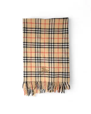 Burberry Sciarpa Lana Check Beige
