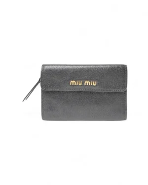 Miu Miu Portafoglio Clip Nero