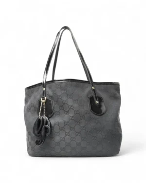 Gucci Shopper Charm Small GG Supreme Nera