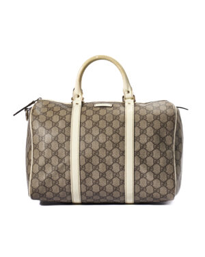 Gucci Boston Medium GG Supreme Bianco