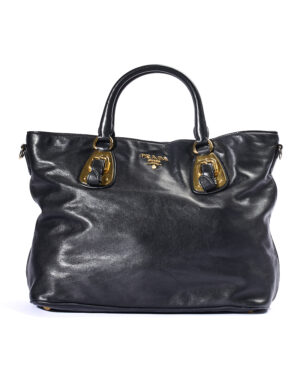 Prada Shopper Square Medium Nera