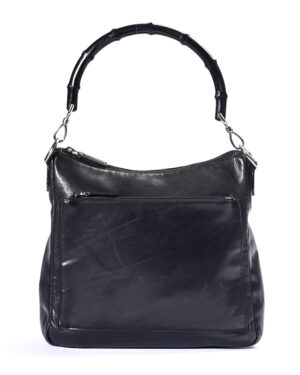 Gucci Sottospalla Square Bamboo Medium Nera