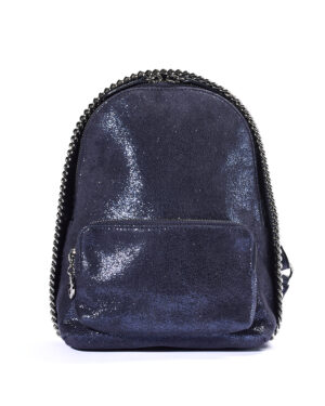 Stella McCartney Zaino Falabella Small Laminato Blu