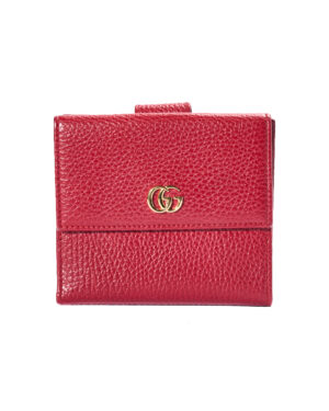 Gucci Portafoglio Compatto GG Marmont Rossa