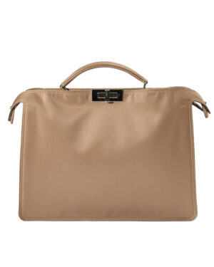 Fendi Peekaboo ISeeU Medium Nylon Beige