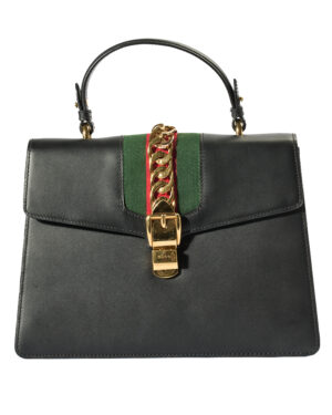 Gucci Silvye Large Web Box Nera