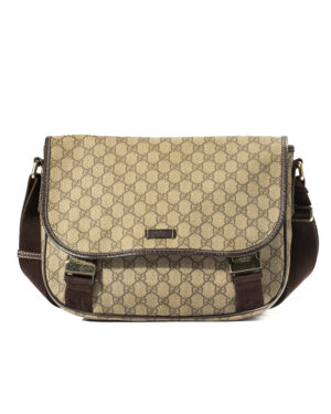 Gucci Messanger Man Medium GG Supreme Marrone