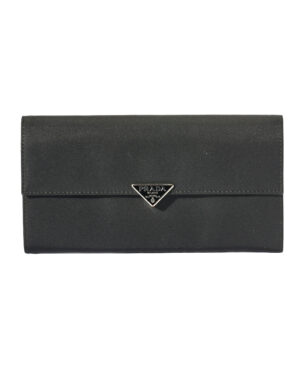 Prada Portafoglio Clip Nylon Nero