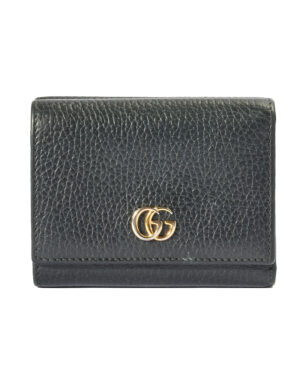 Gucci Portafoglio Compatto GG Marmont Nero