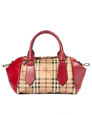 Burberry Bauletto Small Check Rosso
