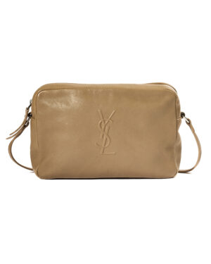 Saint Laurent Camera Bag Lou Liscia Beige
