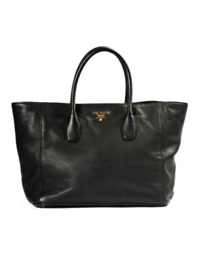 Prada Shopper Medium Granulata Nera