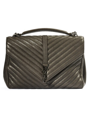 Saint Laurent College Medium Trapuntata Grigio