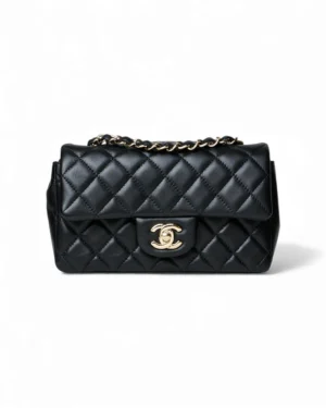 Chanel Mini Flap Rectangular Timeless Nera