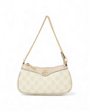 Gucci Pochette Mini Ophidia GG Supreme Bianca