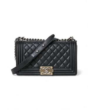 Chanel Boy Medium Trapuntata Nera