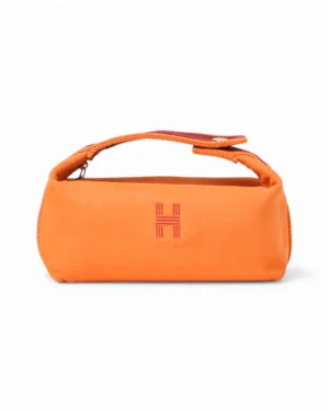 Hermès Trousse Bride-à-Brac Tela Arancione