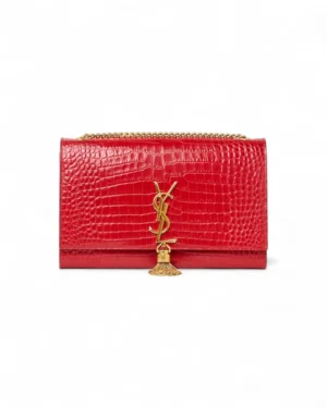 Saint Laurent Kate Nappina Medium Cocco Rossa