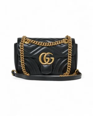 Gucci Marmont 22 Matelassè Nera