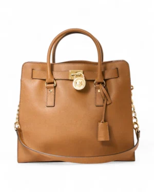 Michael Kors Tote Hamilton Medium Saffiano Biscotto
