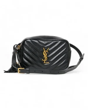 Saint Laurent Lou Lou Marsupio Small Matelassè Nero