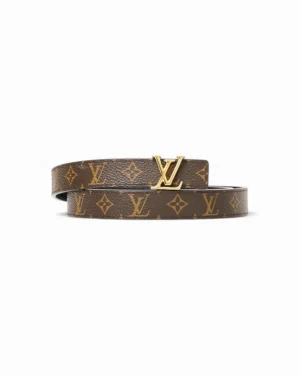 Louis Vuitton Cintura Slim Initiales Monogram