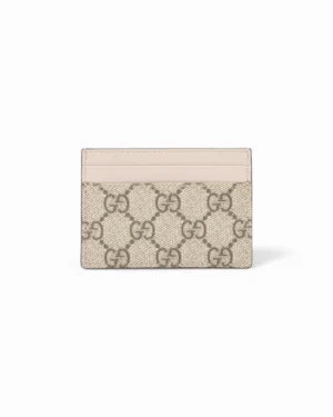 Gucci Portacarte GG Supreme Beige