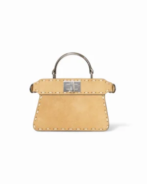 Fendi Peekaboo ISeeU Micro Camoscio Marrone
