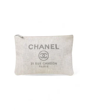 Chanel Clutch Deauville Medium Grigia