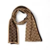 Louis Vuitton Sciarpa Cashmere Monogram Marrone