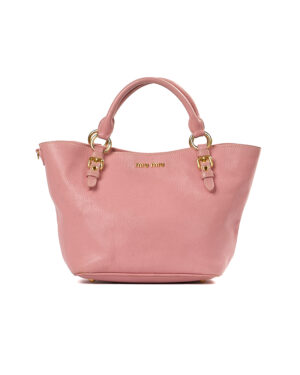 Miu Miu Shopper Medium Granulata Rosa