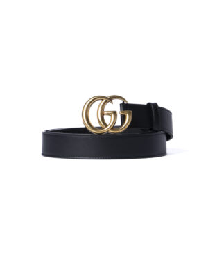 Gucci Cintura GG Marmont Nera