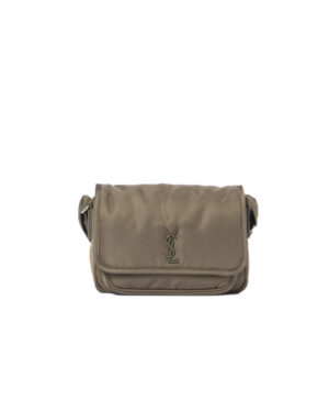 Saint Laurent Niki Small Nylon Verde Militare