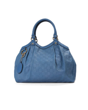 Gucci Sukey Medium GG Guccissima Azzurro