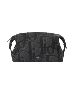 Dior Beauty Case Man Jacquard Maxi Dior Oblique Nero