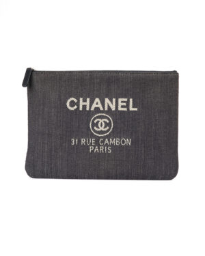 Chanel Clutch Deauville Small Grigia
