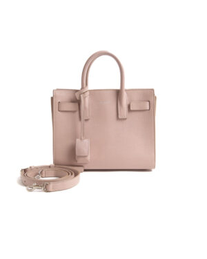 Saint Laurent Sac De Jours Nano Granulata Rosa