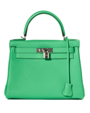 Hermès Sac Kelly 28 Retourne Togo Vert