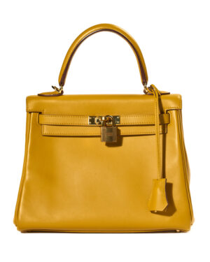 Hermès Sac Kelly 25 Jaune Ambre Swift